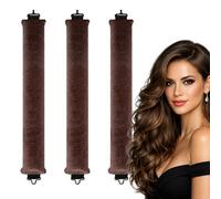 3 Pièces Boudin Cheveux Boucle Sans Chaleur, Bigoudis Sans Chaleur, Overnight Hair Curling While Sleeping, Quick Morning Hairstyling Without Heat Tools, Protecting Hair From Heat Damage