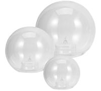 3 Pièces Bougies Électriques sans Flamme Décoratives Sphériques | Lumière Douce, Ambiance Romantique, Centre de Table Élégant, Pile Bouton Incluse, Anniversaires Halloween