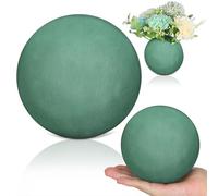 3 Pièces Boule de Mousse de Fleur Verte pour Fleurs et Plantes