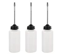 3 Pièces Bouteille D'huile en Plastique, Bec Long Flexible | Résistant aux Fuites, Embout Anti-obstruction, pour Huiles et Solvants, Entretien D'outils