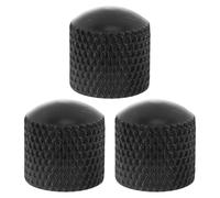 3 Pièces Boutons de Volume pour Guitare Électrique et Basse, Métal