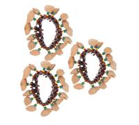 3 Pièces Bracelet D’instrument Africain en Coquillage de Noix
