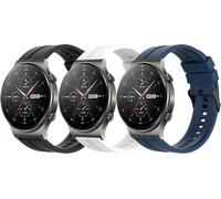 3 Pièces Bracelets En Silicone Pour Huawei Watch Gt 2 Pro/Gt3 46Mm/Gt2 46Mm/Gt 2E/3/3Pro - Sangles Sport Compatibles 22Mm[MON9264532]