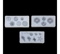 3 Pièces Bricolage Conque Pour Coquille Étoile De Mer Forme Silicone Moule Nail Art Modèle Bijoux Vendredi