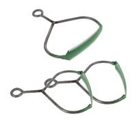 3 Pièces Brosse à Crins pour Chevaux Peigne Dentelé Antidérapant | Grattoir pour Boue Collée, Retire les Poils Perdus, Usage Cheval, Finition Verte, Outil Robuste