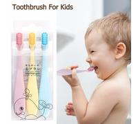 3 Pieces Brosse À Dents À Poils Souples Petite Tête Bebe Soins Bucco-Dentaires Brosse À Dents Mignon Mini Brosse À Dents Pour Les Enfants