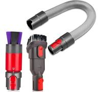 3 Pièces Brosse Anti-Rayures pour Dyson Aspirateur Kit, V7 V8 V10 V11 V15 Accessoires, avec Tuyau D'extension Flexible, Universel