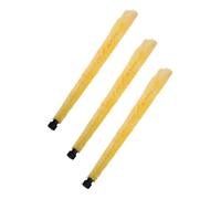 3 Pièces Brosse de Nettoyage Jaune en Métal et Coton | Protège les Tampons, Résiste à Déformation, pour Élèves de Fanfare et Musiciens en Concert