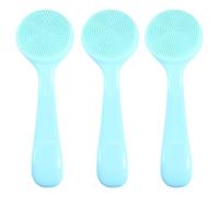 3 Pièces Brosse Nettoyante Visage Manuelle en Silicone