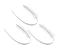 3 Pièces Brosse pour Machine à Laver à Long Manche | ABS Blanc, sans Démontage, Protège les Performances, pour Résidus de Lessive et Entretien en Camping
