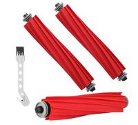 3 Pièces Brosses Principales Séparables en Caoutchouc pour S7/S7 Maxv/S7 Maxv Ultra/S7 Max Ultra/S7 Pro Ultra/Q Revo, Accessoires pour Roborock D'origine
