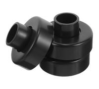 3 Pièces Butoirs Muraux pour Poignées de Porte, Nylon Noir, Lot | Protection Solide des Murs Intérieurs, Adaptée aux Poignées à Levier, Installation Pratique Chez Particuliers