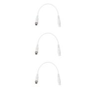 3 Pièces Câble de Connexion pour Appareil de Soins Oculaires, Plastique PP | Connecteur à Déconnexion Rapide, Micro-perçages Gravés au Laser, Blanc, Usage Salon et Déplacement