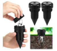 3 Pièces Cachette pour Clés Extérieures, Cachette pour Clés Imperméable, Cachette pour Argent, Cachette Créative pour Clés Extérieures pour Jardins, Prairies, Terrasses et Chasse au Trésor