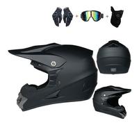 3 pièces cadeau casque de moto casque tout-terrain Noir4 Noir4 XL