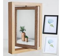 3 Pièces Cadre Photo 10x15 Cadres Pele Mele Mural Bois Multi Multiple Deco Accroche Photos Decoratif Lot Double Face Decoration Murale Chambre Salon Bureau Cadeau Anniversaire Femme Amie Homme