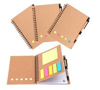 3 Pièces Cahier Spirale Cahier à Spirales Bloc-notes Pour École, Bureau | 18×14.5cm Papier épais haute qualité, Rotation à 360 degrés, Scolaire Universitaire Bureau Rentrée Scolaire étudiant