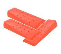 3 Pièces Cale de Bûcheronnage de Remplacement Orange, Petit Coin