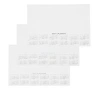 3 Pièces Calendrier Mural Autocollant A3 Vierge, Papier, Pose Rapide | Format Paysage, sans Résidu, pour Maison ou Bureau, Couleurs Assorties, Usage Familial