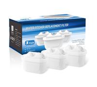 3 pièces Cartouche de Filtre à Eau, Compatible avec la carafe filtrante BRITA Maxtra+, Replacement Cartouches de filtre à eau Reduce Limescale, Chlorine and Impurities pour une eau potable propre