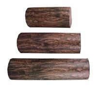 3 Pièces Centre de Table Souche D’Arbre Factice Style Ouest | Papier, Veinage Bois Réaliste et Charme Rustique, Réutilisable pour Célébrations, Fermes et Scènes Thématiques