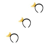 3 Pièces cerceau de cheveux en peluche couvre-chef cosplay accessoires de cheveux de fête accessoire pour cheveux accrocheur Bandeau coiffe de cosplay cerceau de cheveux de fruits HAPINARY