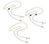 3 Pièces Chaîne De Lunettes Trèfle À Quatre Feuilles, Chaîne De Lunettes Chanceuse, Chaîne De Lunettes Antidérapante, Chaîne De Lunettes Ajustable, Accessoires De Lunettes, Lunettes De Lecture