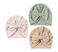 3 Pièces Chapeaux Bandana Pour Tout-Petits, Chapeaux Pour Nouveau-Nés, Chapeaux Bandana Doux Pour Bébé, Chapeaux Pour Bébé Fille Et Garçon, Chapeaux De Protection Des Oreilles Pour Bébé