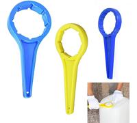 3 Pièces Clé Pour Bidon,Clé D'Ouverture De Couvercle,Clé Pour Fermeture De Bidon,Clé Ouvre-Bidons De Produits,Convient Aux Bidons De 5,10,20,25 Et 30 Litres,Bidons Faciles À Ouvrir
