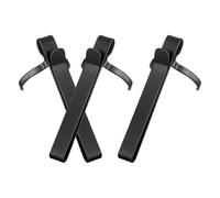 3 Pièces Clip de Poche pour Lampe Torche, Métallique | Fixation Rapide et Prise Sûre, pour Poche de Veste et Ceinture, Usage Atelier, Secours, Charpentier