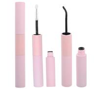 3 Pièces Colle Faux Cils Duo Tête, Design Double, Plastique, Femme | Fixation et Scellement, Usage Simple, Effet Adhésif Fort, Teinte Rose, Outil Maquillage