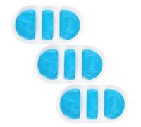 3 Pièces Compresse Froide Nasale Réutilisable en Pvc | Nez et Sinus, Usage Domestique et Urgence Épistaxis, Confort Ergonomique, Format Compact