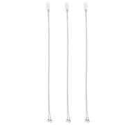 3 Pièces Corde Clip Anti-perte, Protecteur Léger | ABS et Nylon, Agrafe Discrète pour Col Fin, Rangement Portable, Usage École et Étude pour Seniors Actifs