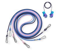3 pièces Cordon à Pinces pour Moufles Garçon Fille, Nylon Ajustable | 3 Longes avec Attaches Solides, Boucles Réglables, Anti-Perte, pour Moufles et Mitaines, Neige, Jeux Extérieurs