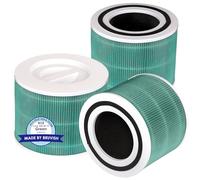 (3 pièces) Core 300 Filtre de rechange compatible avec les purificateurs d'air LEVOIT Core 300 et Core 300S, filtre H13 True Hepa, filtres HEPA 3 en 1, Vert Core300/300S, Comparé au Core 300-RF-TX