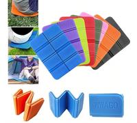 3 pièces Coussins de siège de camping d'extérieur, Tapis de mousse ultra-légers pliables, Gain de place et légers Couleur aléatoire 3 pièces,Noir 1 pièce,2 pièces noiresLettresPolyéthylène
