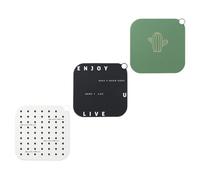 3 Pièces Couvercle de Drain de Plancher Anti-odeur en Silicone | Coussin Ménager Portable, Rangement Suspendable, Usage Appartement et Maison, Couleur Vive
