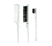 3 pièces créer un beau peigne avec un peigne à trois couches pour coiffer le dos peigner les brosses taquineries brosse à cheveux soins capillaires