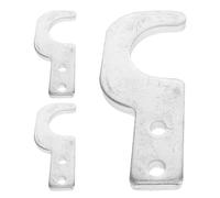 3 Pièces Crochet de Planche D’Échafaudage avec Verrou pour Chantier | Acier Embouti, Structure Monobloc Pressée à Froid, Fixation Rivetée, Supporte Charges Dynamiques Pendant Rénovation