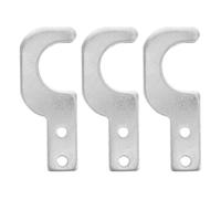 3 Pièces Crochets Robustess pour Planches d’Échafaudage avec Verrou | Acier Monobloc Embouti, Installation sans Outil, pour Planches Bois et Structures Tubulaires Métalliques, Rénovation