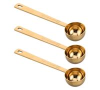3 Pièces Cuillère Doseuse à Soupe 100ml à Long Manche | Mesure Précise, Usage Polyvalent, pour Poudre de Lait et Grains de Café, la Cuisine, Atelier de Pâtisserie