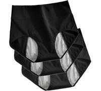 3 Pièces Culotte D'incontinence Urinaire Lavable avec Zone Absorbante Anti-Fuite, Pantalon de Soins pour Incontinence, Sous-vêtement Réutilisable Lavable