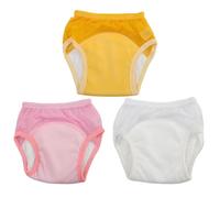 3 Pièces Culottes D'apprentissage Propreté, Pantalon Coton | Membrane Tpu Imperméable, Taille Ajustable, Coupe à Enfiler, pour Garçon Fille Fille, Garderie, Usage Quotidien