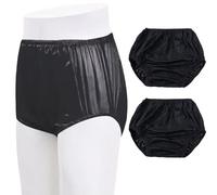 3 Pièces Culottes Menstruelles Anti-fuites, Matière PE, Culottes Imperméables Post-opératoires Pour Adultes, Culotte En Plastique Personnes Paralysées, Unisexe black,S