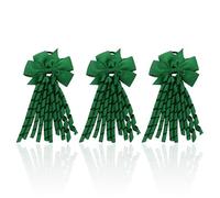 3 Pièces D'Accessoires Pour Cheveux Verts, Ensemble D'Épingles À Cheveux Pour L'École, Bandeau Avec Nœud, Pince À Cheveux En Spirale, Accessoires De Queue De Cheval Pour Enfants.