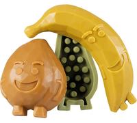 3 pièces de 12,5 cm - Garden Bites Fruity Friends - Dentaire végétarien - Friandises à mâcher avec morceaux de fruits