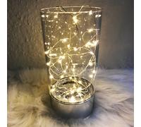 3 pièces de 30 LED - Chaîne à piles Chaîne lumineuse blanc chaud