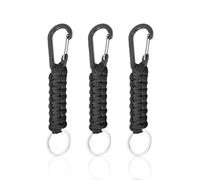 3 Pièces De Chaînes De Clés De Câble Tressées, Boucle Simple Et Durable, Accessoires De Sac À Dos De Randonnée, Crochets De Mémoire D'Articles.