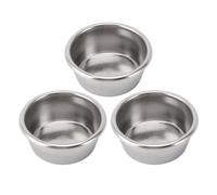 3 pièces de panier-filtre en acier inoxydable de 54 mm à une seule couche pour portafiltre à café, filtre à double dose pour expresso de 2 tasses, compatible avec les machines à