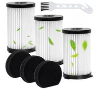 3 pièces de rechange HEPA Filter Aspirateur VA20 et pour Aspirateur TECHWOOD für Ariete Handy Force 2759/2761 Elektrobesen